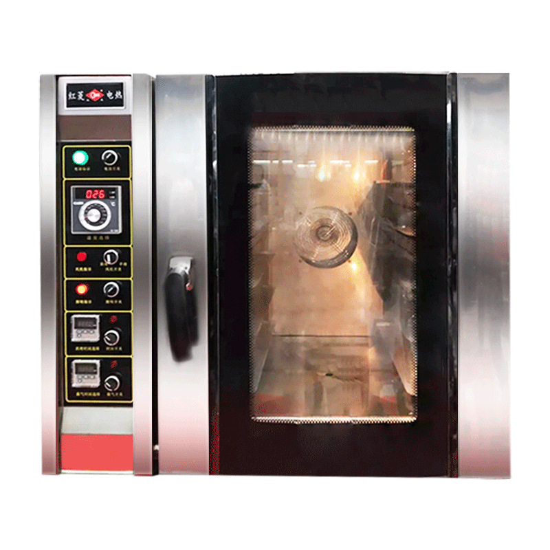 红菱商用风炉热风循环电热烤箱大容量喷雾蒸汽欧包面包烤炉烘焙机示例图6