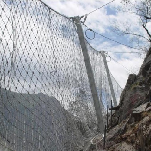 成帅边坡防护网 山体环形网锌铝合金 被动防护网rx-075型图片