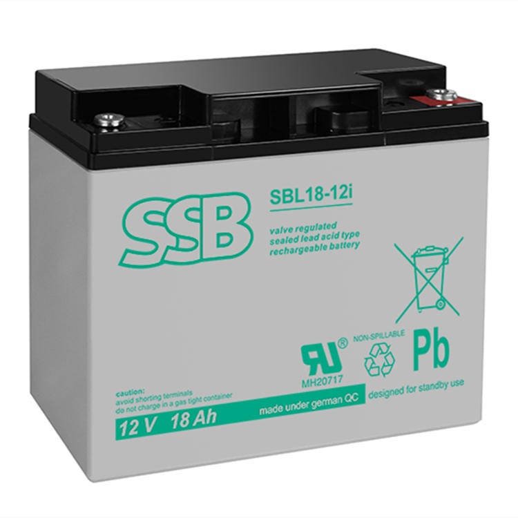 SSB蓄电池SB12-12L 12V12AH进口电瓶 直流屏 UPS