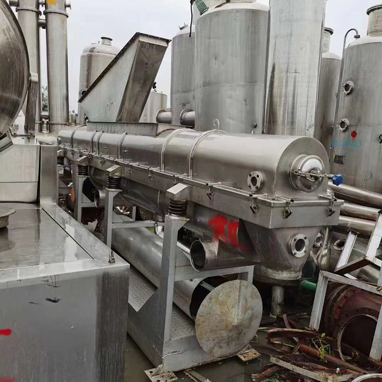 二手振动流化床干燥机 大量处理振动流化床 二手6m乘0.6米振动流化床干燥机 裕千 二手设备厂