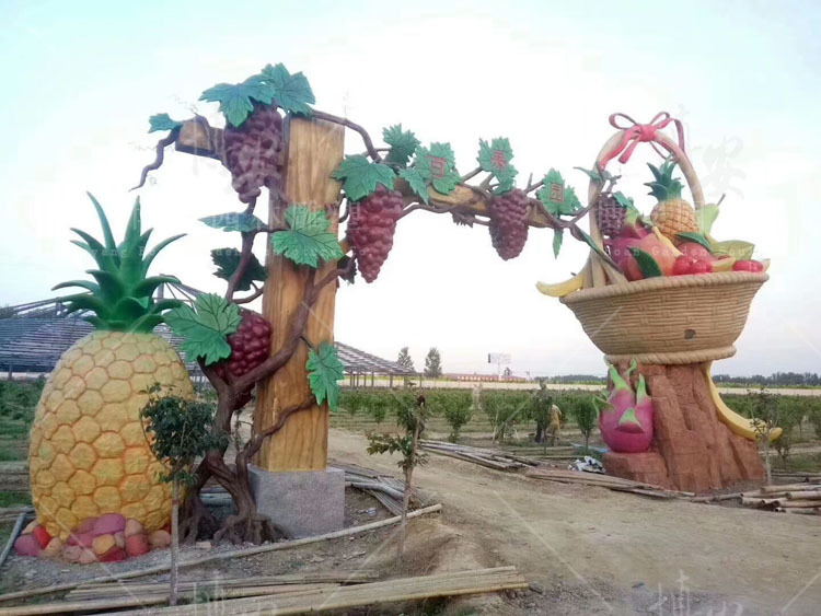 雕塑设计定制大型水泥模型游乐园欢乐谷生态园主题门头造景景观示例图10