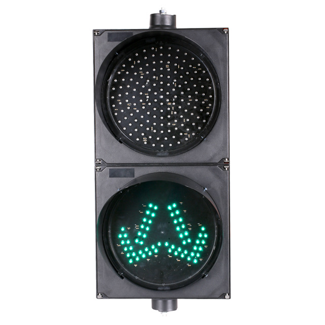 厂家直销300MM红绿灯 道路交通信号灯 两单元黄闪分道灯 质量保证