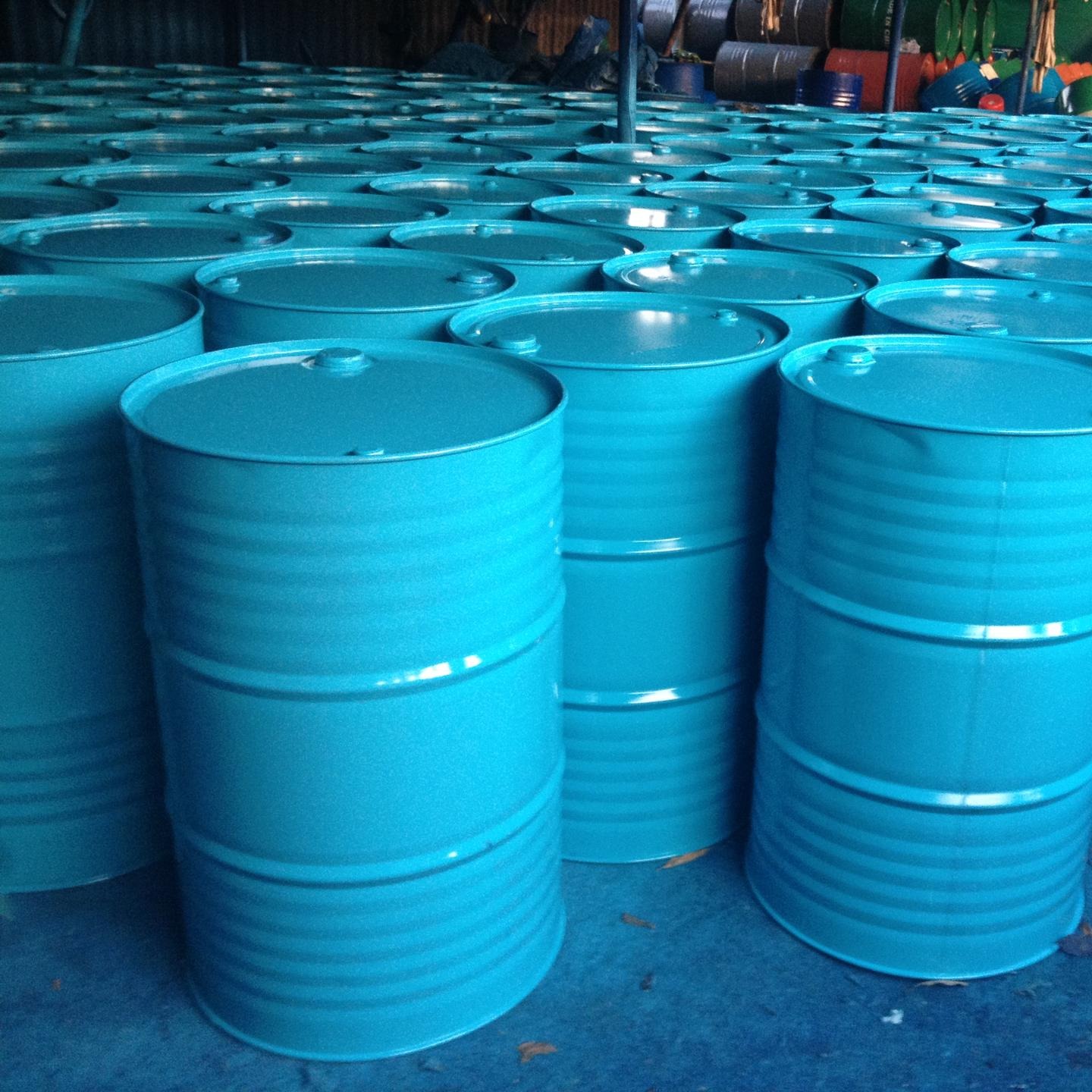 莞兴供应广州增城200升、二手铁油桶开口桶、增城翻新200L铁油桶 增城油桶回收图片