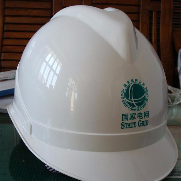 英威工地安全帽V型ABS劳保施工头盔 AQM-YW 建筑防护安全帽