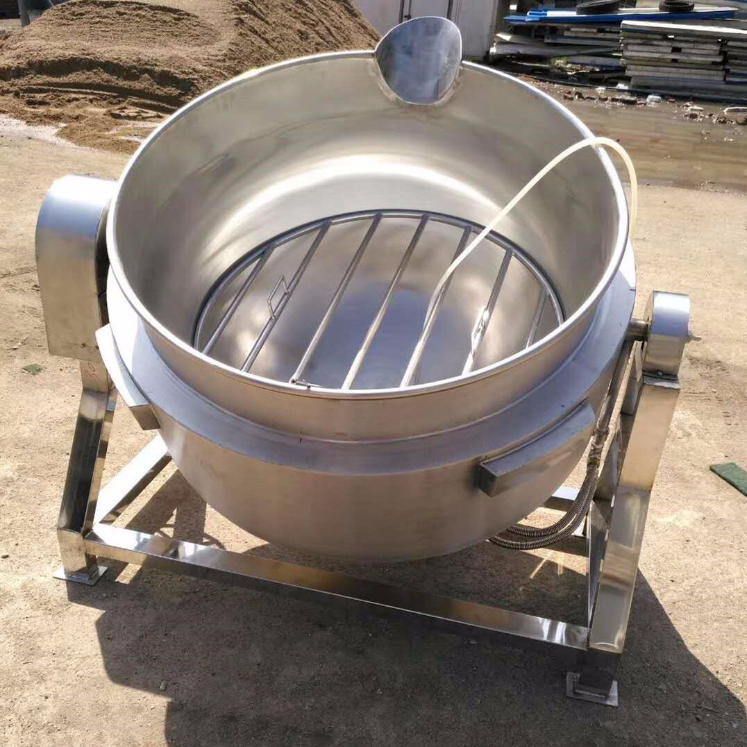 现货供应500L蒸汽豆浆蒸煮夹层锅 化糖锅