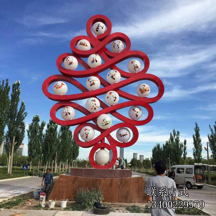 不锈钢雕塑 大型中国风创意雕塑 公园景观小品雕塑 怪工匠