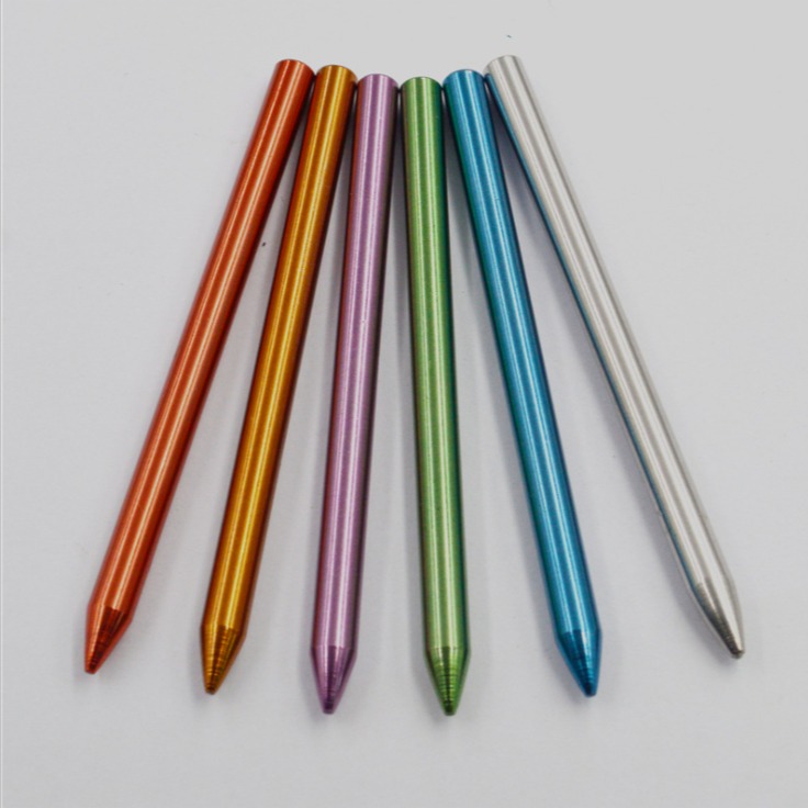 304不锈钢钢针 编织用牵引针 彩色伞绳编织针 孔径2.5mm不锈钢针