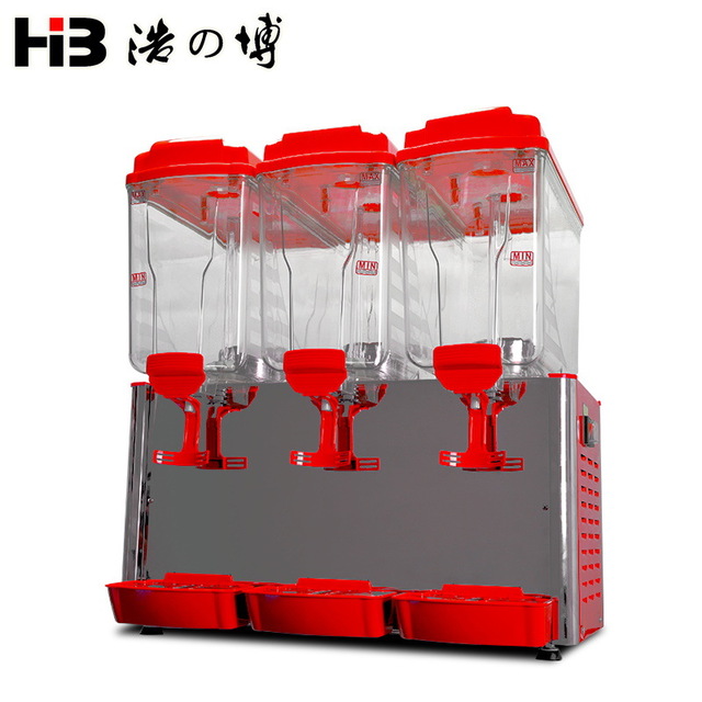 浩博三缸果汁饮料机 全自动冷热型多功能饮料机 浩博厂家直销设备