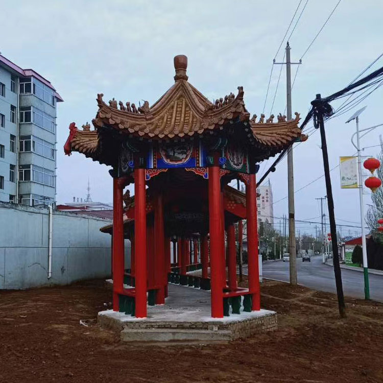 贵州广场石雕凉亭古建凉亭长廊质量可靠