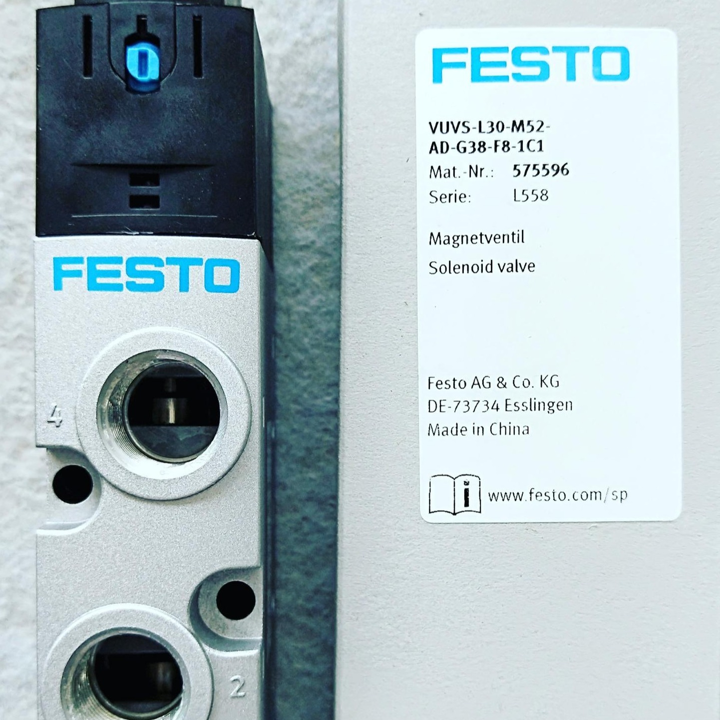 德国FESTO/费斯托VUVG-LK10-B52-T-M7-1H2L-W1-S电磁阀特价