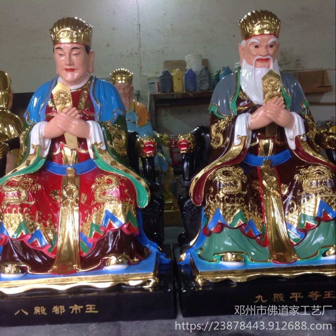 朱元樟雕塑 十元帅图片 代署献王佛像制作 福到家工艺图片