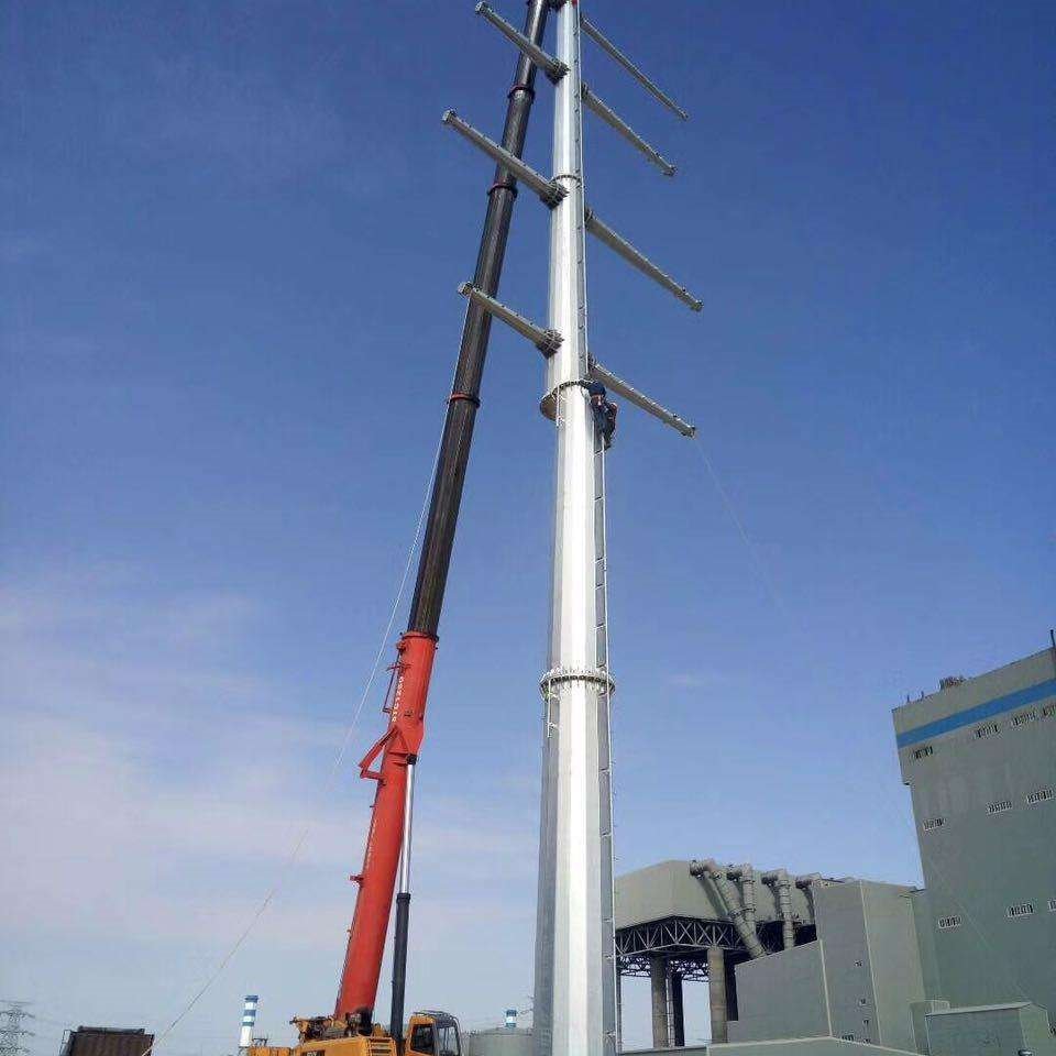 GE/通用电气 兴仁县  10kv电力钢管塔  35kv电力钢管杆 66kv电力钢管塔图片