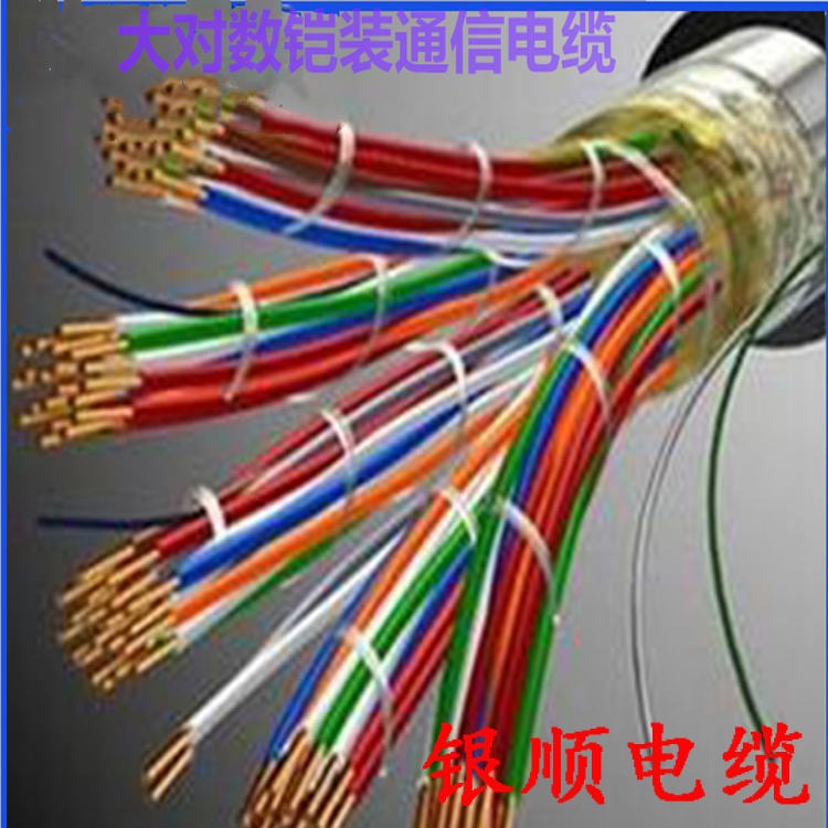 HYA-5020.5电缆 HYA23铠装通信电缆 银顺 现货供应 HYA市话通信电缆