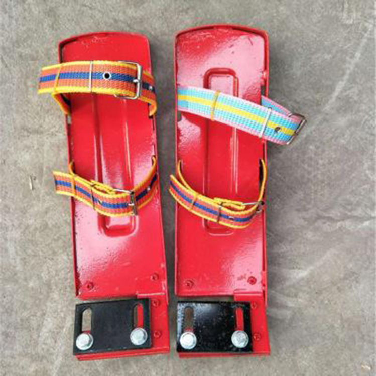 安全鞋配带安全绳使用 H型钢爬高鞋 登高鞋 海维机械
