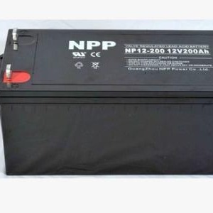 NPP耐普蓄电池NP12-250 太阳能免维护蓄电池 12V250AH UPS电源 大容量蓄电池