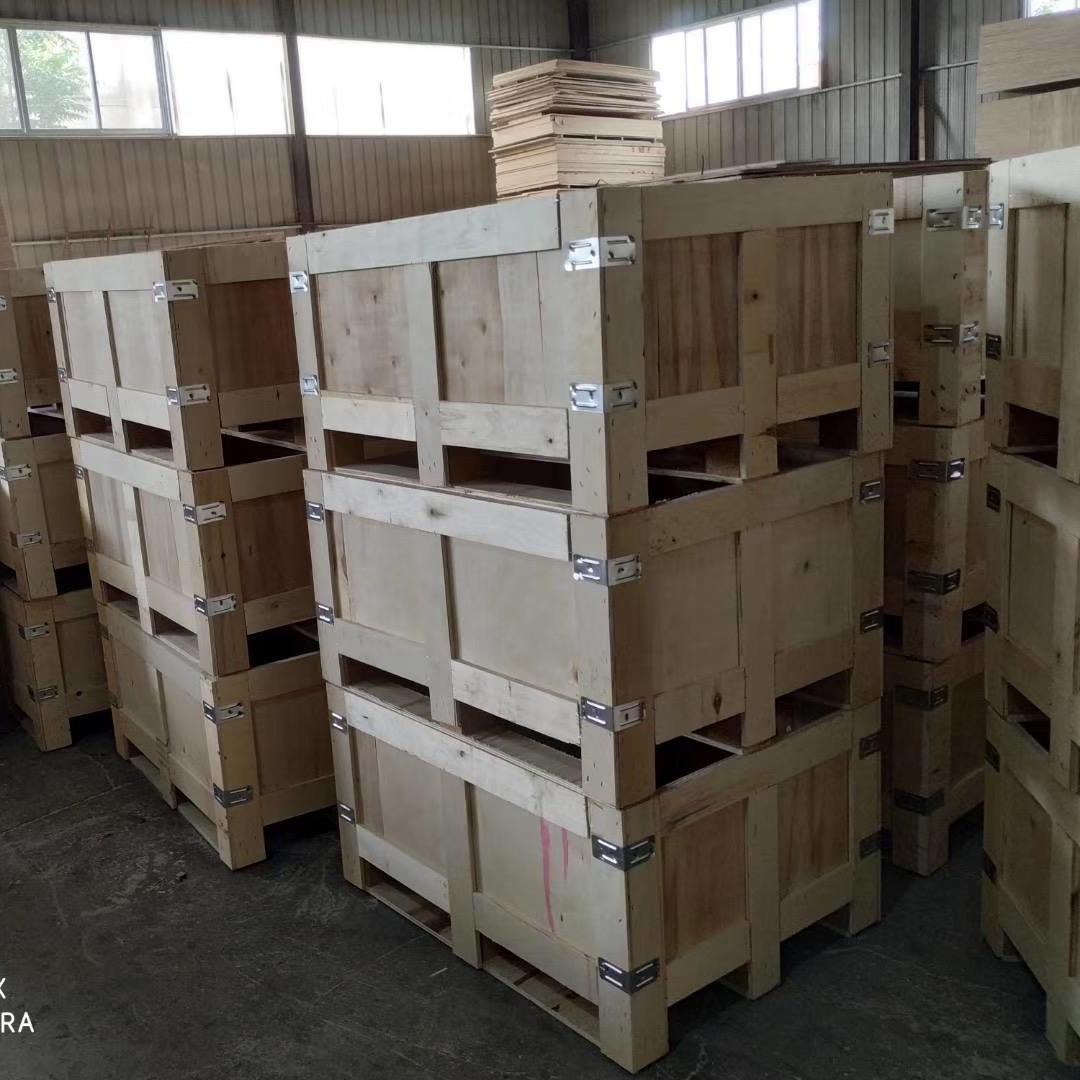 青岛市北木质包装箱厂家定做胶合板木箱【物流周转箱】