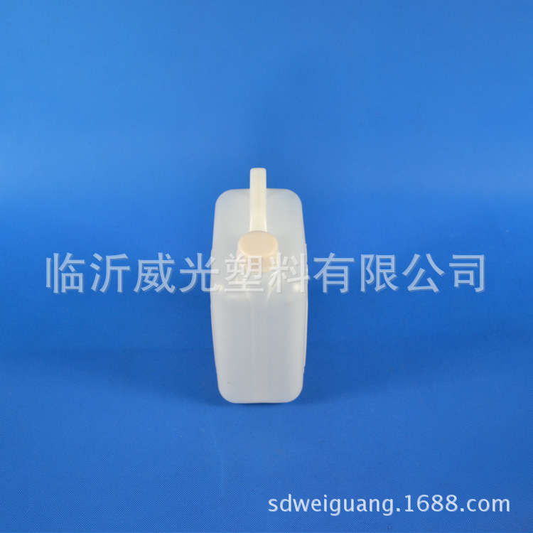 WG2.5-7【工厂直销】HDPE白色蜂蜜桶 优质油壶 方形食品级塑料桶示例图5