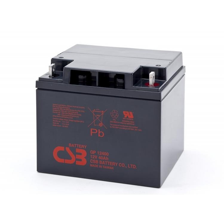 CSB蓄电池GP12400储能应急电池 CSB电池12V40AH UPS专用电池图片