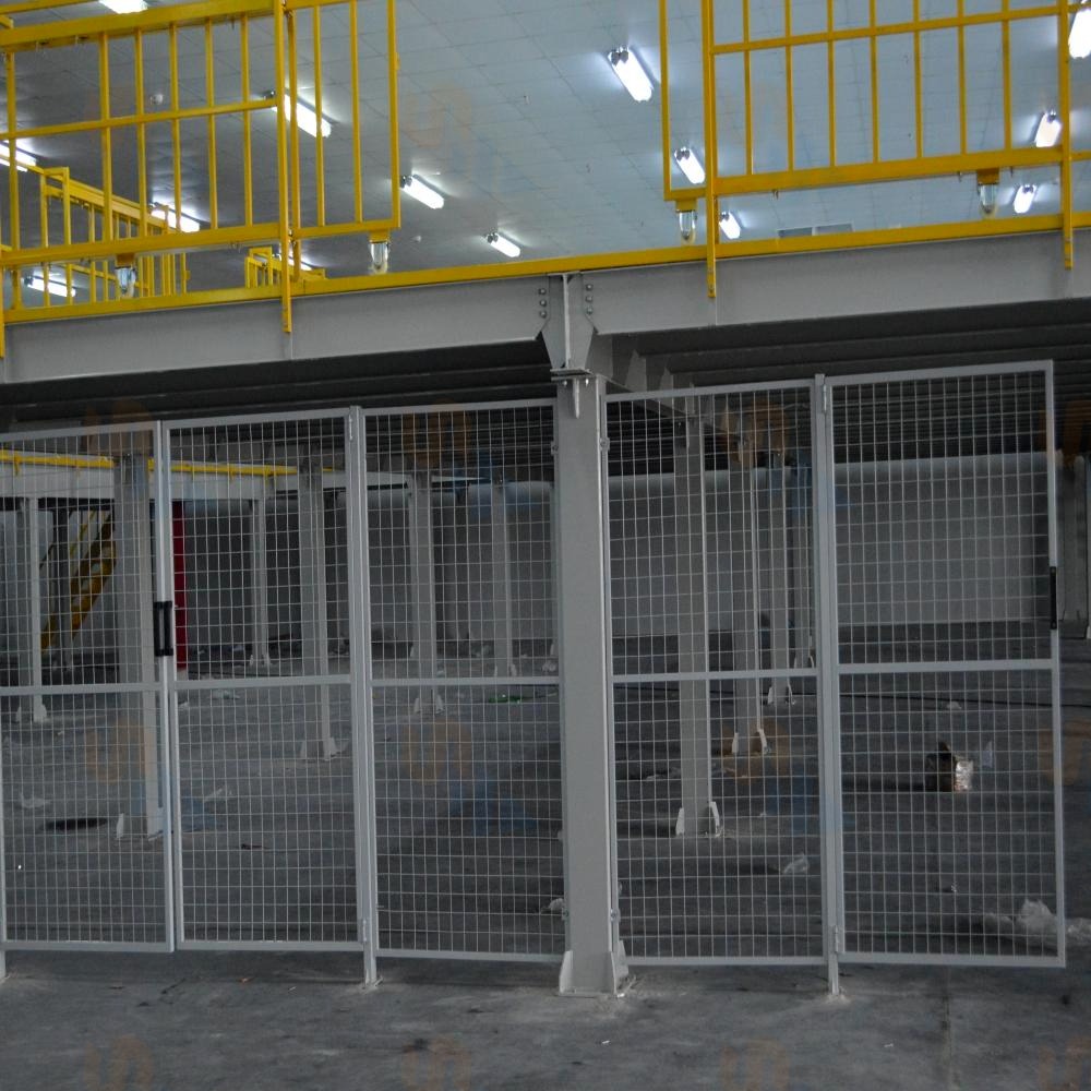 南京森沃倉儲直銷定做鐵絲隔離網 框架護欄網 車間隔離網