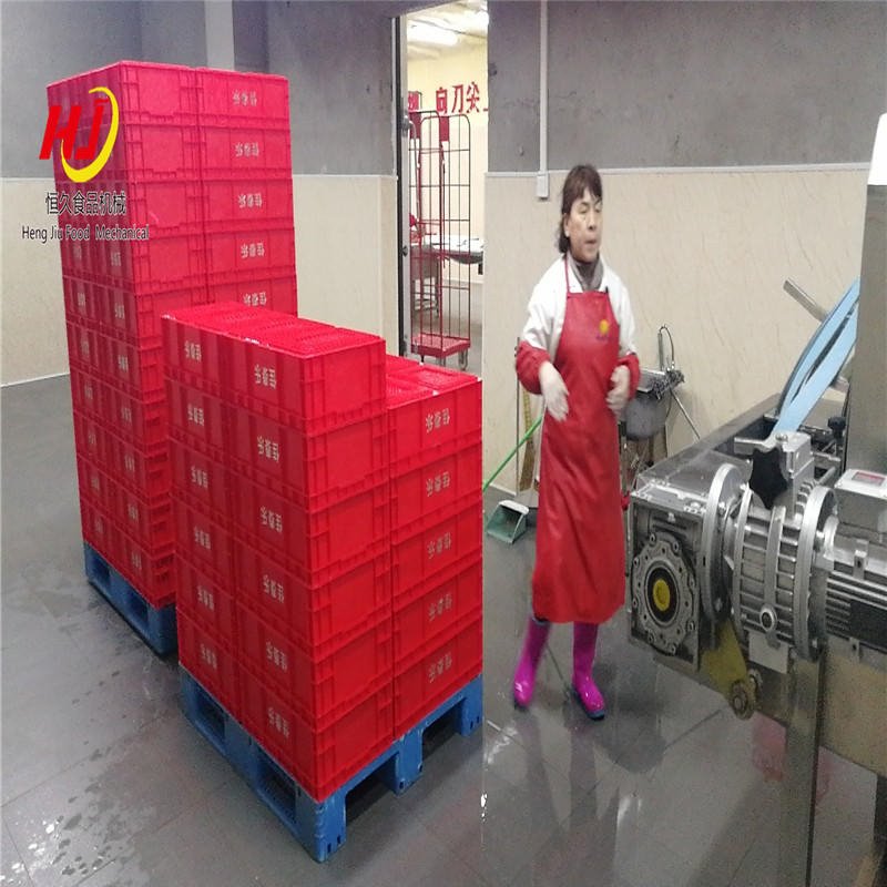 食品厂筐类清洗机 洗筐机厂家恒久机械HJ-600型号洗筐机  全自动多功能洗箱机