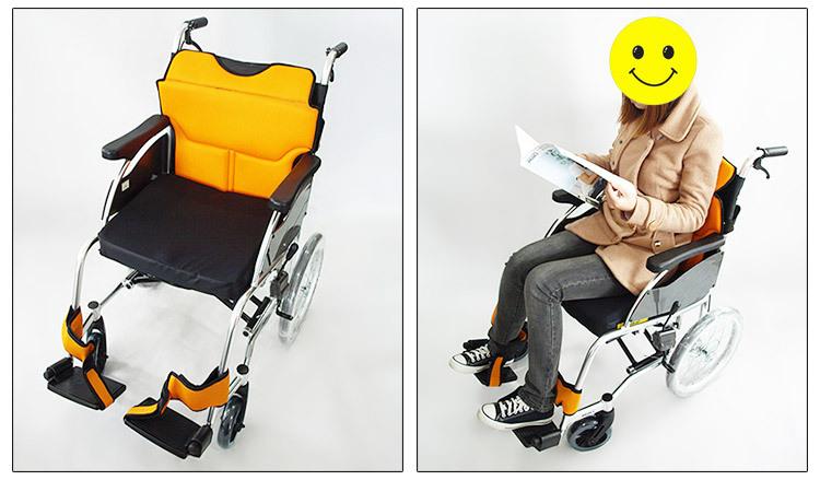 批发MiKi三贵轮椅MCVWSW-49JL 轻便折叠 免充气老人残疾人代步车示例图4