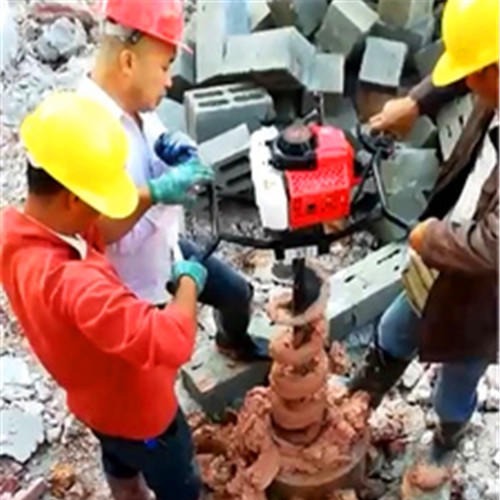 清理桩孔泥土机神器 挖桩心取泥机 6米钢板桩孔掏土机
