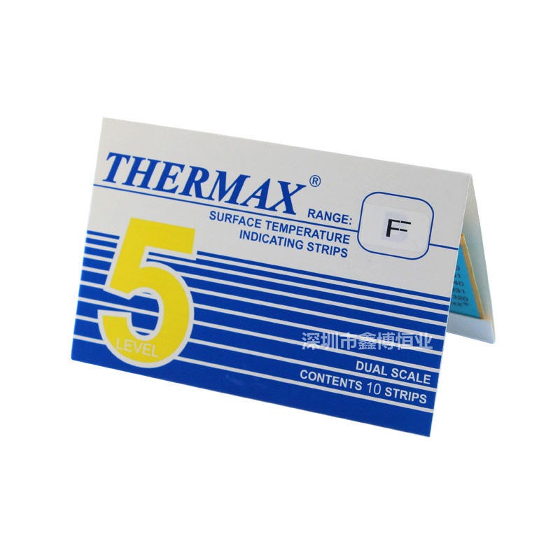 温度贴片 优势批发英国THERMAX温度贴片 英国TMC温度贴片 5格F温度贴片 160-182度温度贴片