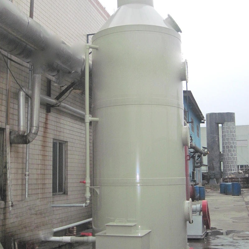 实验室空气净化设备 有机废气处理设备 PP喷淋塔净化塔废气处理图片