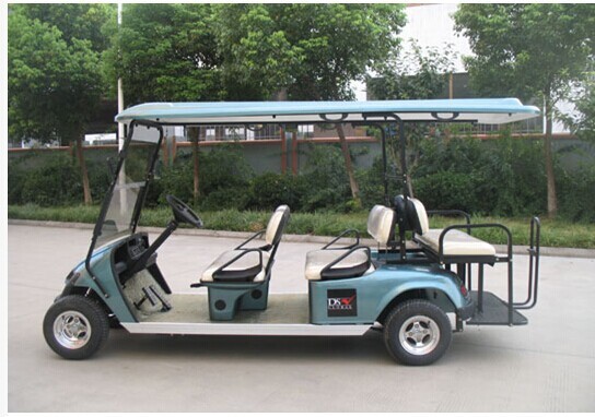 利凯畅销的4座高尔夫观光车 生态园电动高尔夫游览车