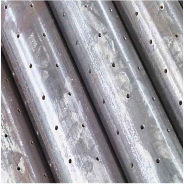 供应隧道钢花管规格 优质钢管套丝488mm  可切槽钻孔钢花管加工