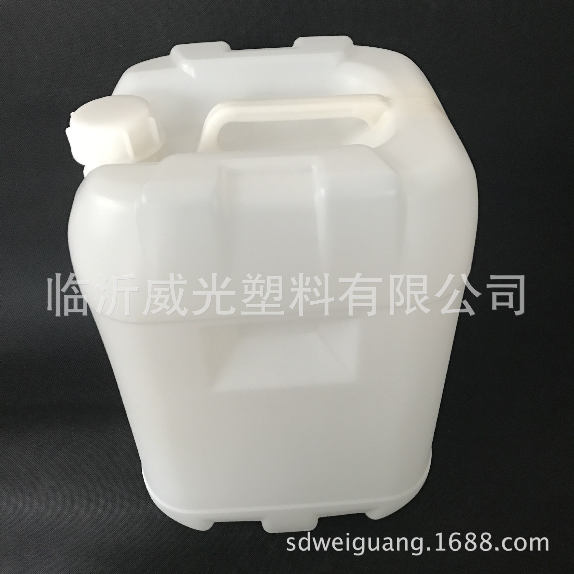 25L白色化工桶 耐酸碱抗腐蚀 方形食品级塑料桶示例图3