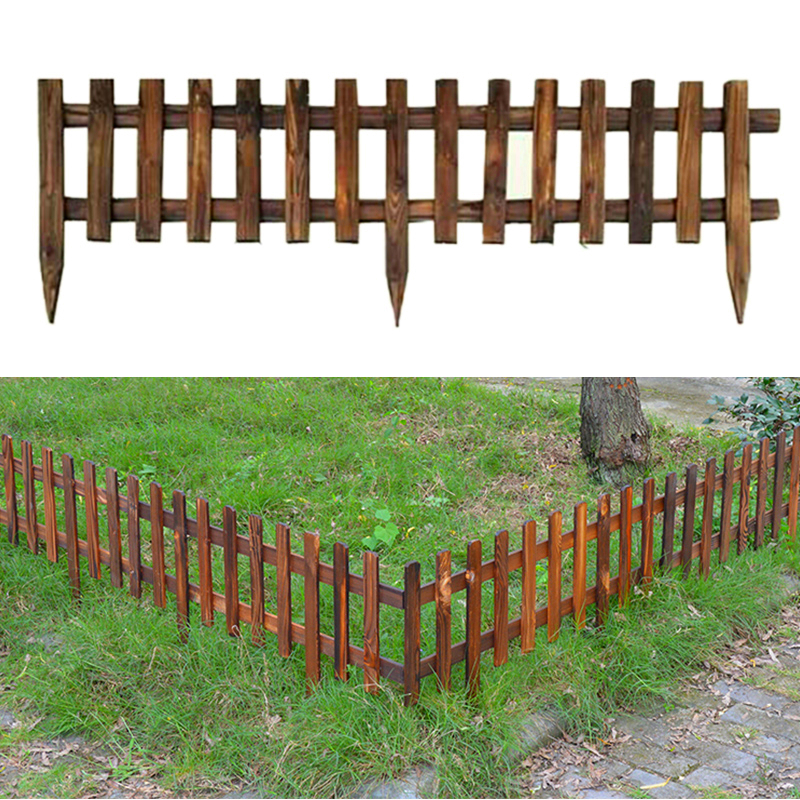 室外木篱栅 碳化木护栏 公园木护栏 批发价格 佳星
