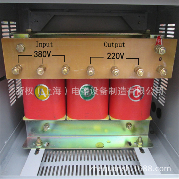 上海浙权生产30千瓦变压器 380V转3相220V干式变压器示例图4