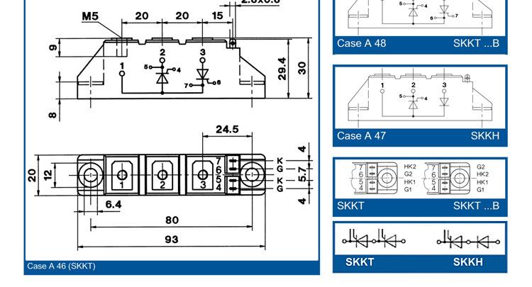 SKKH106 电机软启动模块 SKKH106/12E 半控模块 厂家直销 现货示例图18