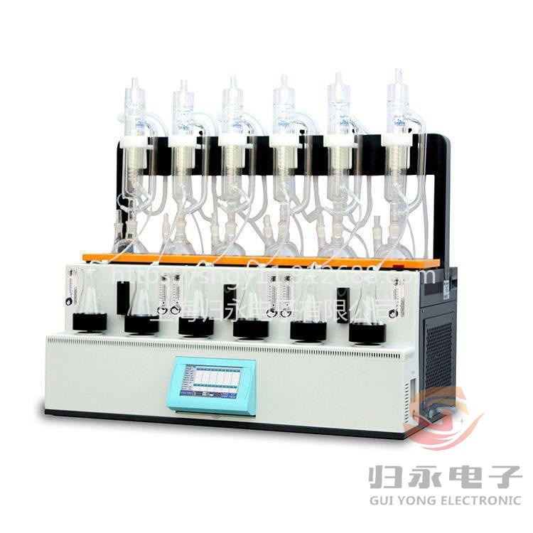 深圳二氧化liu检测仪GY-RYHL-6 带称重二氧化liu蒸馏器