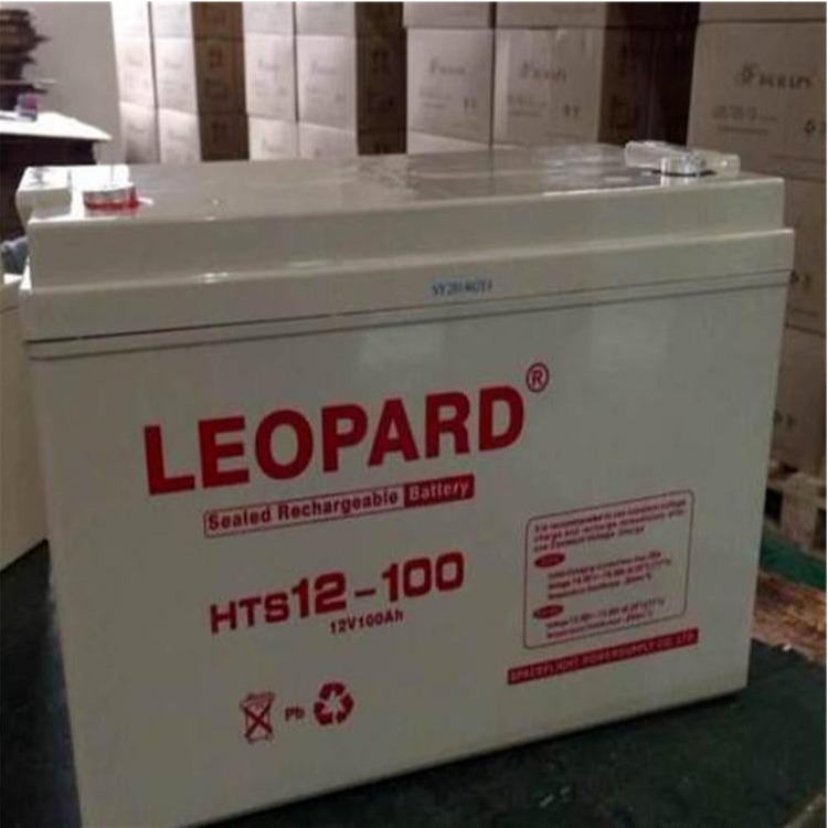 LEOPARD美洲豹蓄电池HTS12-90铅酸免维护应急原装蓄电池12V90AH代理报价