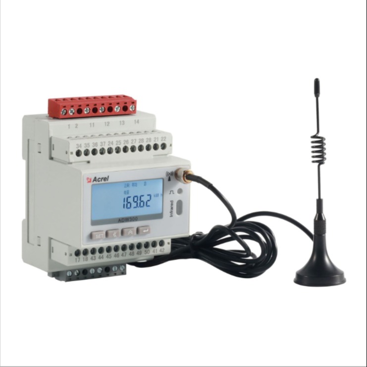 厂家直供安科瑞环保设备在线监测电能表ADW300系列lora无线通讯电能表