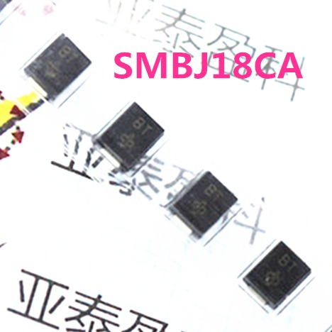 SMBJ18CA-E3 SMBJ18CA 丝印BT TVS二极管 18V 600W  贴片SMB 代理VISHAY二极管图片