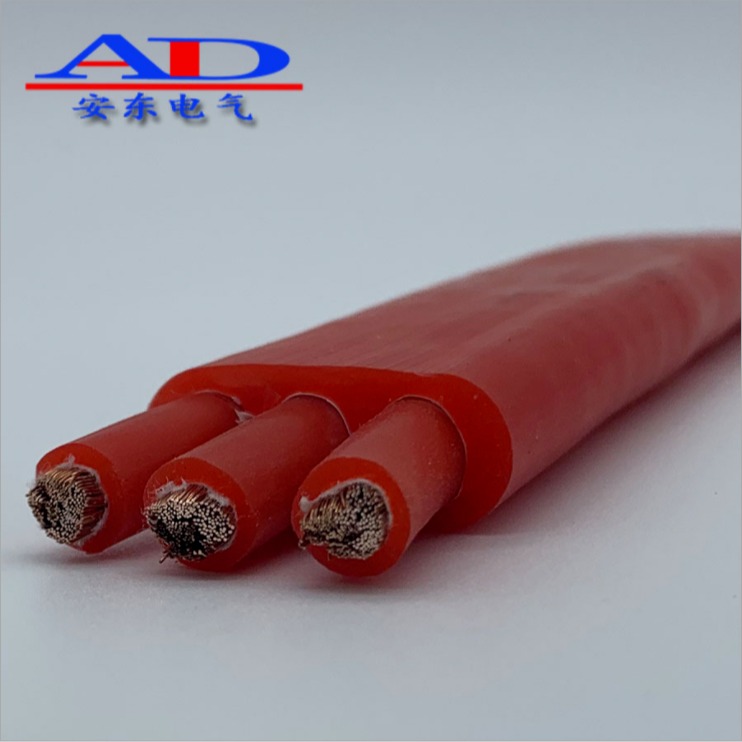 安徽安东电缆 YGCB 耐高低温 柔性扁平硅橡胶电力电缆 行车专用特种电缆 厂家直销