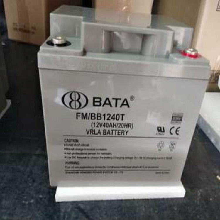 鸿贝蓄电池FM/BB1240T机房UPS电池12V40AH现货 BATA蓄电池代理批发图片