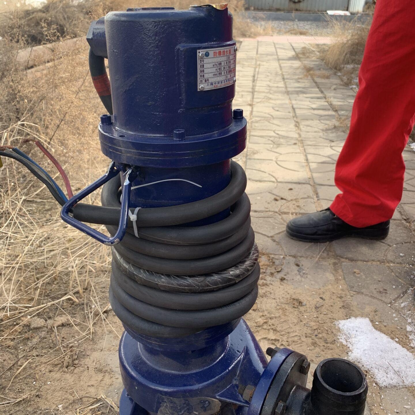 WQB20-40-7.5不锈钢防爆污水泵 矿用污水提升泵 隔爆型矿用潜污泵图片