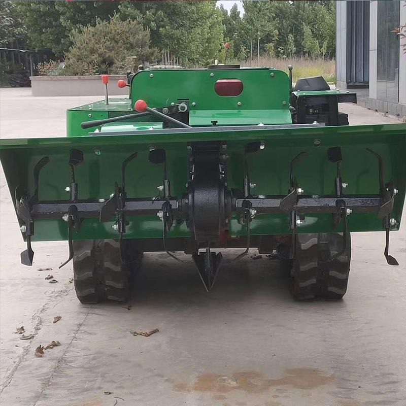 单杠四驱旋耕机生产厂家 多功能田园管理机 自动施肥埋肥回填一体机