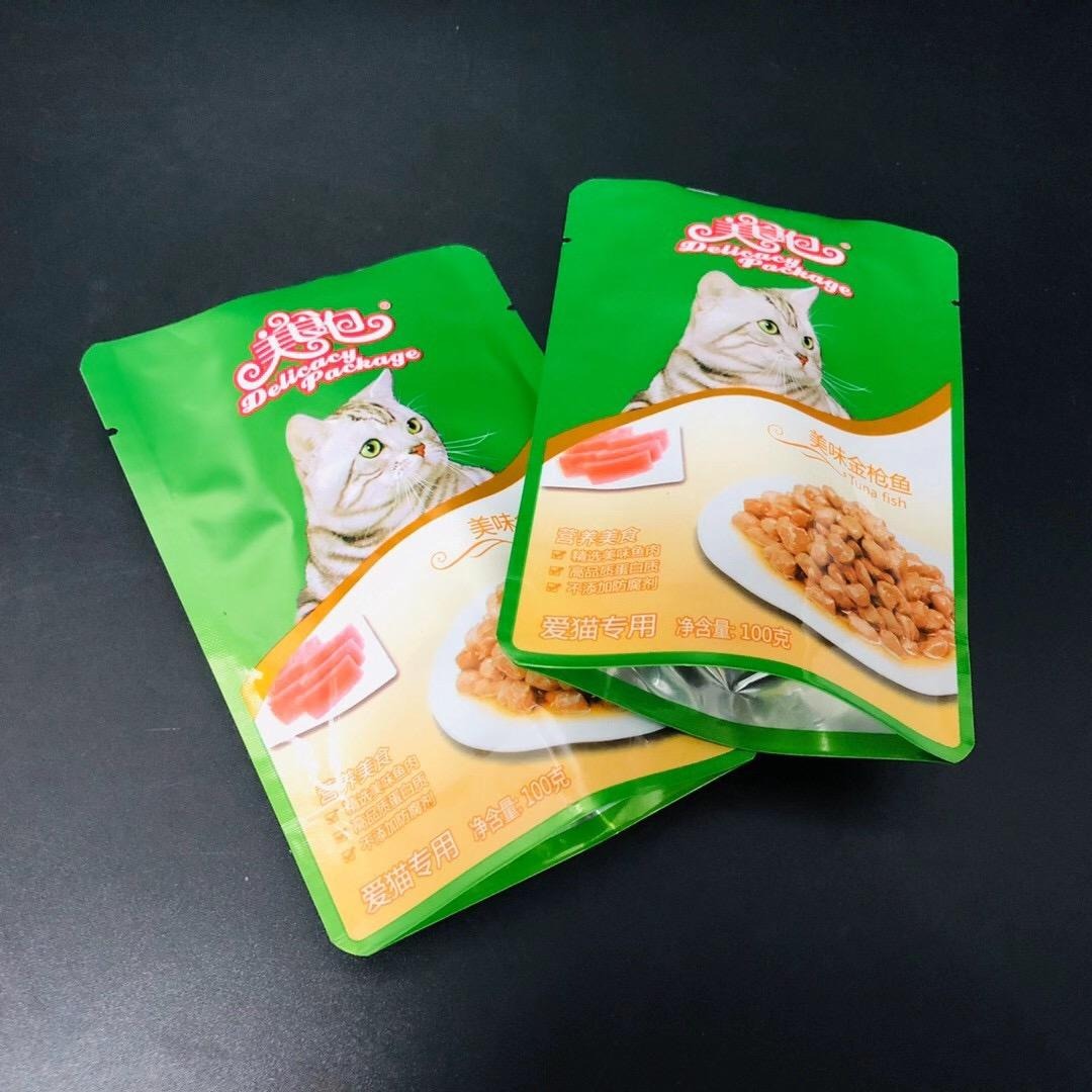 德远定制生产宠物粮包装专用袋子 宠物猫粮自立袋 彩色印刷工艺猫条豆腐猫砂专用包装袋