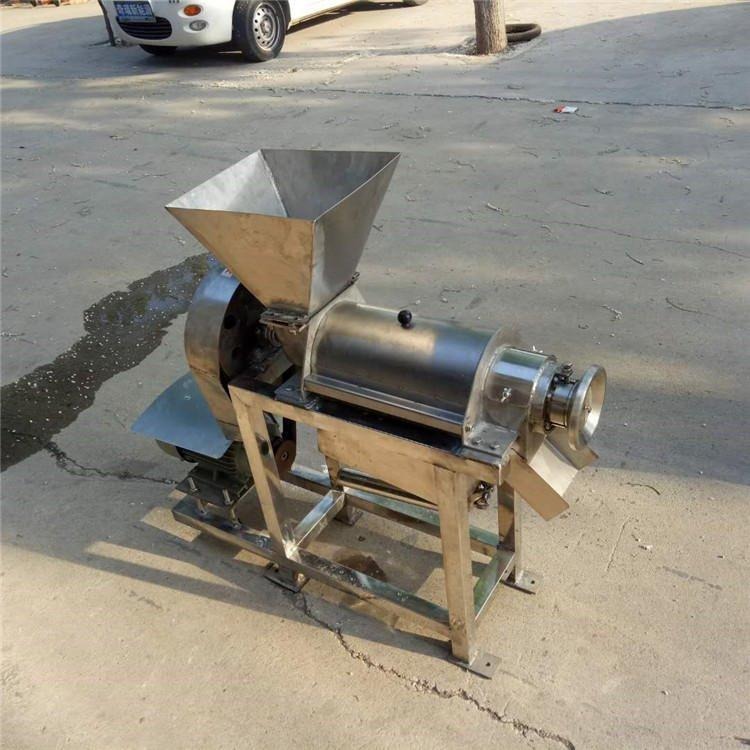 沙棘榨汁机 大型商用螺旋压榨机 不锈钢工业菠菜榨汁机