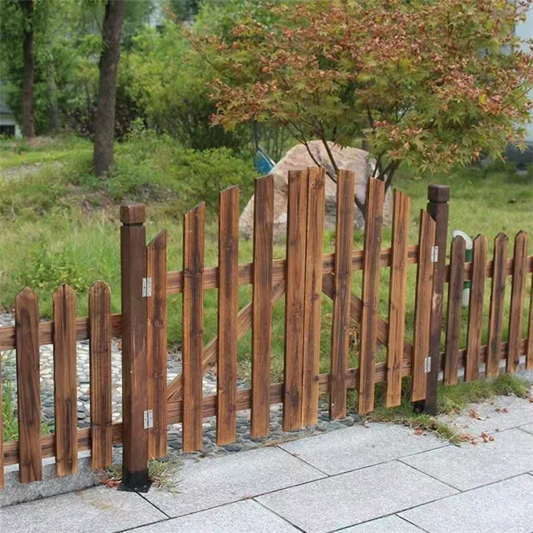 木围栏花圃 木栅栏装饰 庭院护栏防腐木 佳星 厂家定制