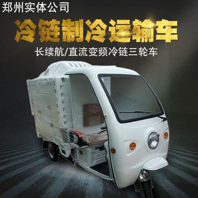 商用电动三轮车 小型保温冷藏车 生鲜蔬果冷链车 低温配送运输车