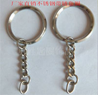 厂家直销 纯铜钥匙圈、钥匙环 不锈钢钥匙圈、钥匙扣示例图7