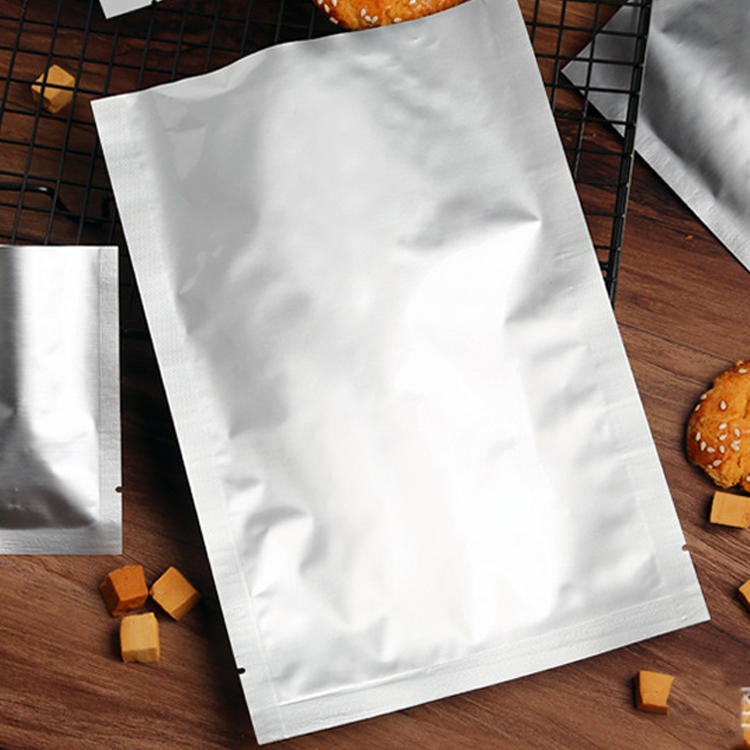 纯铝空白面膜铝箔袋现货定做哑膜光膜真空食品三边封包装袋定制图片