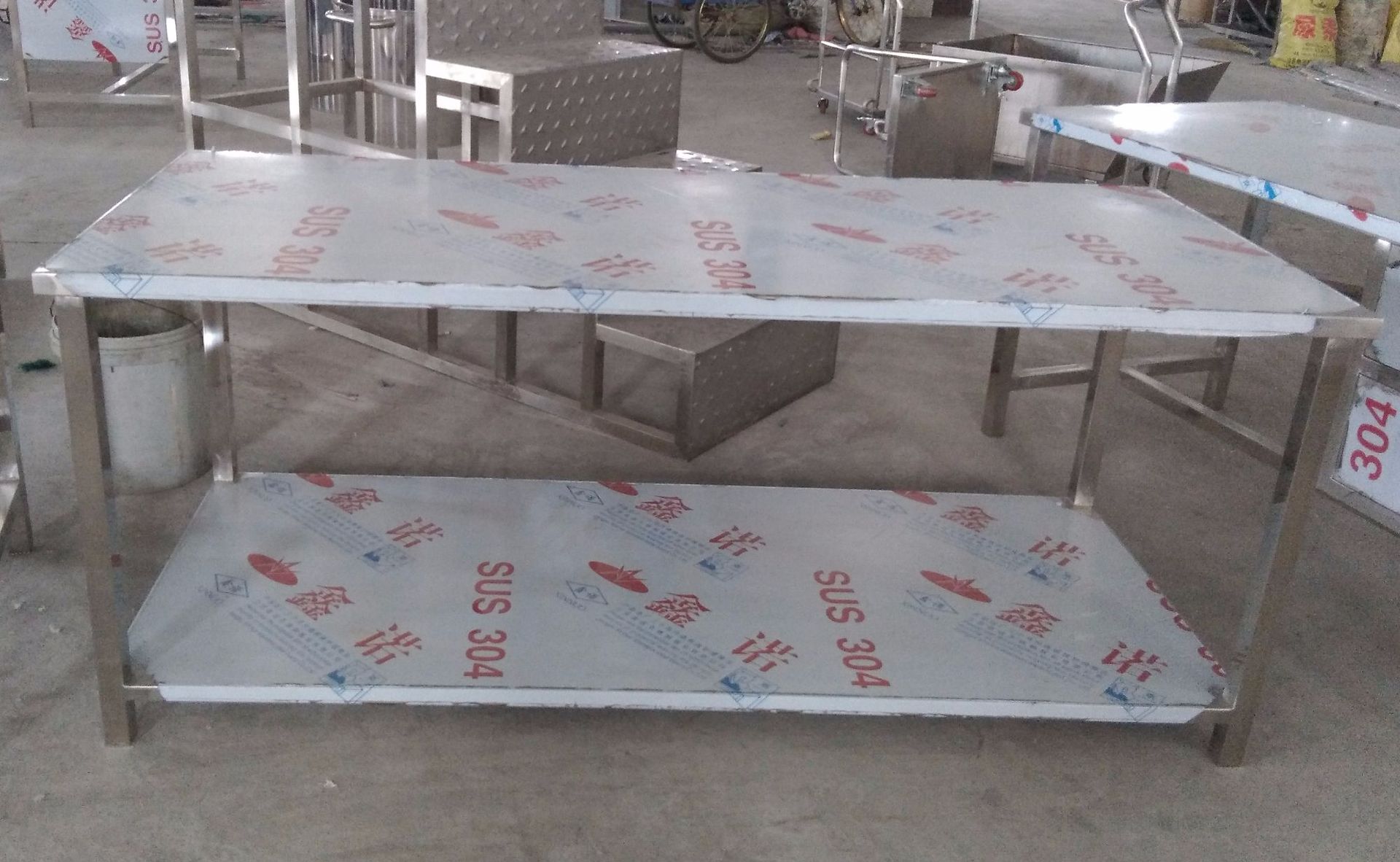 不锈钢桌不锈钢工作桌洁净不锈钢实验桌SUS304材质厂家可定制加工示例图10