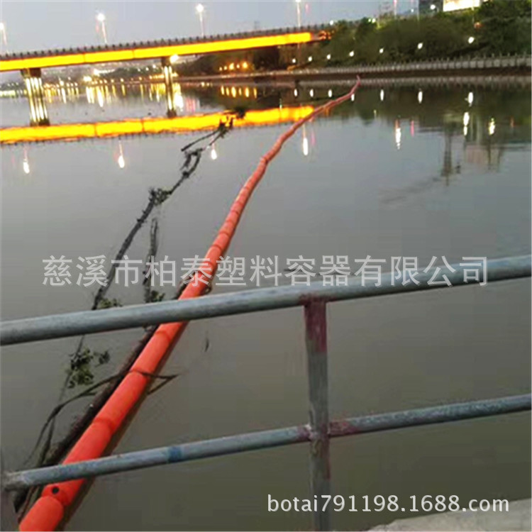广州荧光浮球 护城河夜光围栏浮筒 荧光浮筒示例图5
